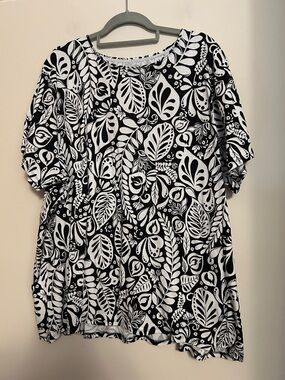 Croft & Barrow 100% cotton ”classic” tee short sleeves round neck size. 3X NWOT